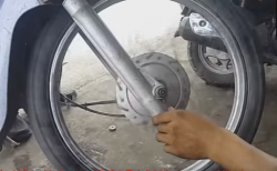 Hướng dẫn cách thay vòng bi bánh trước xe máy Honda